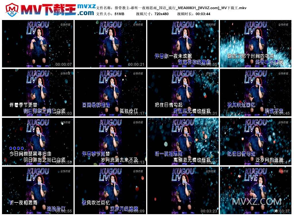 排骨教主-谁听一夜相思雨_国语_流行_MEA00831